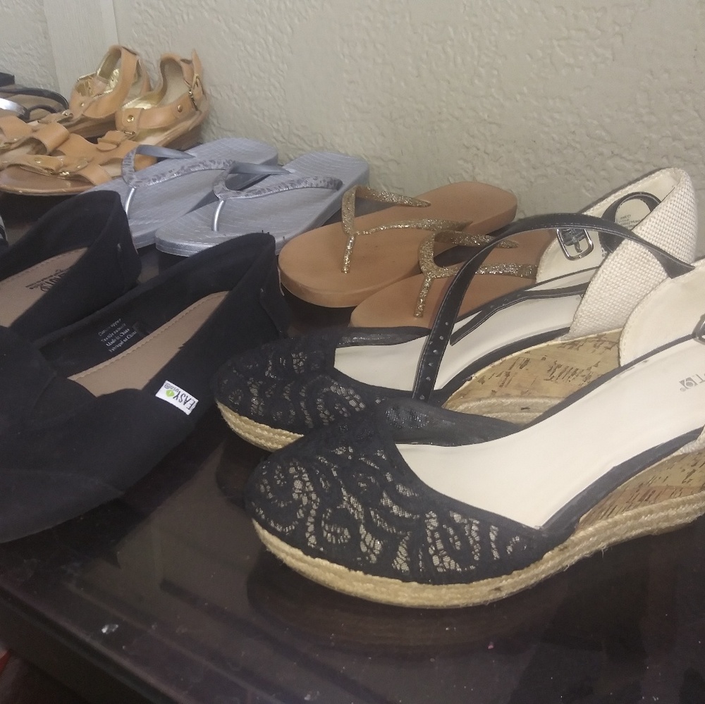 8 1/2 summer/ fall shoes & sandals